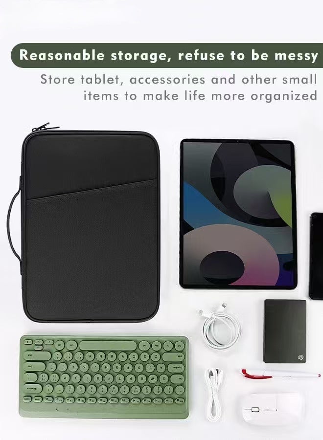 Nadrab 12.9 Inch Top Loader Tablet Sleeve Bag, Waterproof Protective Bag Handle Carrying Case, Compatible with iPad Air 13 inch(M3/M2) 2025/2024 iPad Pro 13 inch 2024, S10+ 12.4 inch 2024/iPad Pro 12.9 M2 2022/2021/2020 Surface Laptop Go 12.4" Galaxy Tab S7+S8+/S9+/S9FE+ 12.4" 2022/2023 - Image 4